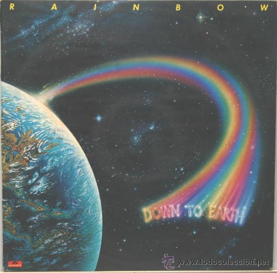 Discos de vinilo: RAINBOW down to earth LP polydor 1979 - Foto 1