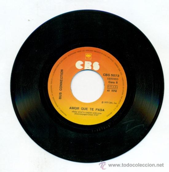 Discos de vinilo: SINGLE VINILO - BUS CONECTION - SUPERDANCE AMOR QUE TE PASA - Foto 2
