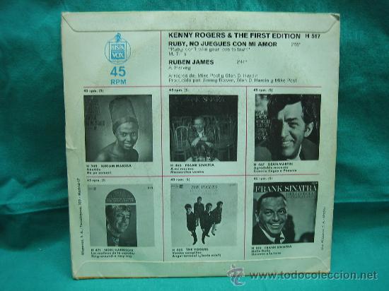 Discos de vinilo: Singels Kenny Rogers & The First Edition a&ntilde;o 1969 - Foto 2