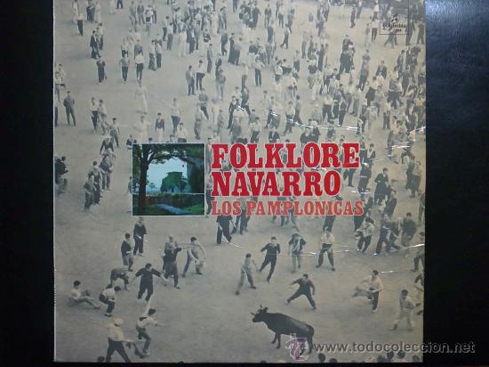 Discos de vinilo: FOLKLORE NAVARRO, LOS PAMPLONICAS - LP DE VINILO - Foto 1