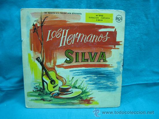 Discos de vinilo: Singels Los Hermanos Silva a&ntilde;o 1959 - Foto 1