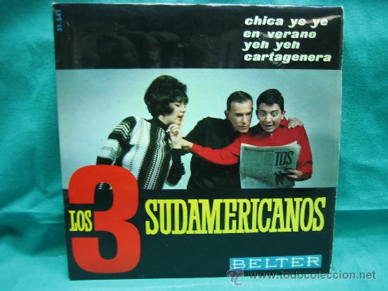 Discos de vinilo: Singels Los 3 Sudamericanos a&ntilde;o 1965 - Foto 1