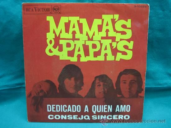 Discos de vinilo: Singels Mama&acute;s & Papa&acute;s a&ntilde;o 1967 - Foto 1