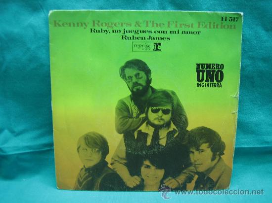 Discos de vinilo: Singels Kenny Rogers & The First Edition a&ntilde;o 1969 - Foto 1