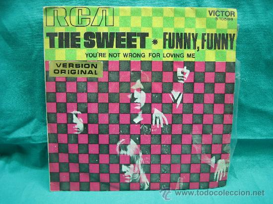 Discos de vinilo: Singels The Sweet a&ntilde;o 1971 - Foto 1