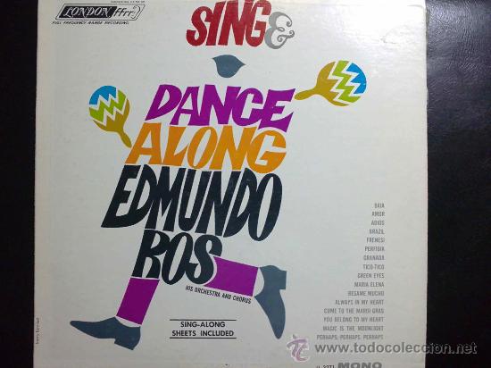Discos de vinilo: EDMUNDO ROS - SING DANCE ALONG - Foto 1