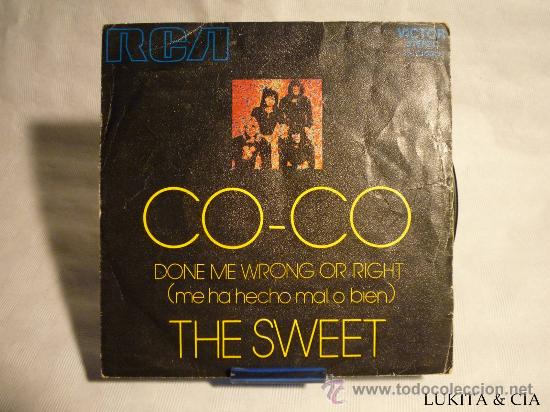 Discos de vinilo: THE SWEET - CO-CO - Foto 1