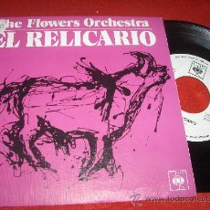 Dischi in vinile: THE FLOWERS ORCHESTRA EL RELICARIO 7” SINGLE DOBLE CARA 1976 CBS PROMO ED ESPAÑOLA