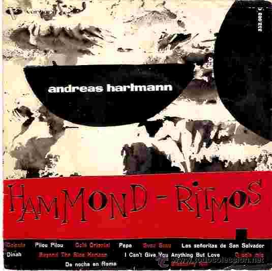 Discos de vinilo: EP ANDREAS HARTMANN HAMMOND - RITMOS - Foto 1