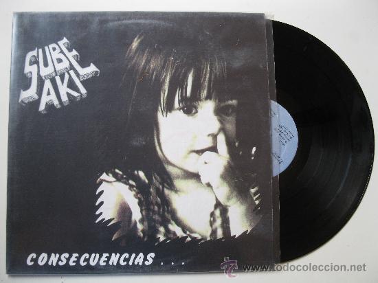 Discos de vinilo: LP - SUBE AK&Iacute; - CONSECUENCIAS - BASATI DISKAK - A&Ntilde;O 1992. - Foto 1