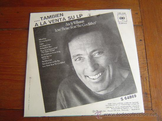 Discos de vinilo: Single Andy Williams.. - Foto 2