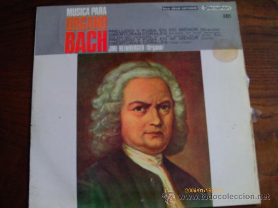 Discos de vinilo: MUSICA PARA ORGANO - BACH. - Foto 1