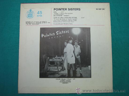Discos de vinilo: Singels Pointer Sisters a&ntilde;o 1979 - Foto 3