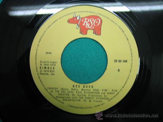 Discos de vinilo: Singels Beegees a&ntilde;o 1979 - Foto 2