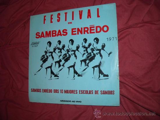 Vinyl records: FESTIVAL DE SAMBAS ENREDO.RARE BRASILIAN ORIG LP.(1971 rv 207 gravado ao vivo