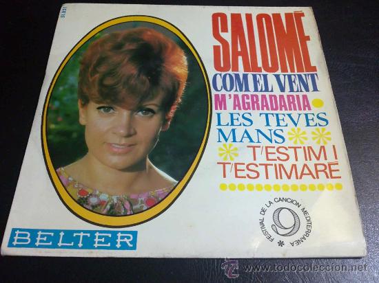 Discos de vinilo: SALOM&Eacute;, COM EL VENT - EP ESPA&Ntilde;A - Foto 1