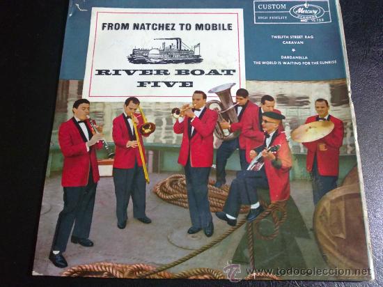 Discos de vinilo: RIVER BOAT FIVE - FROM NATCHED TO MOBILE - EP DE VINILO - Foto 1