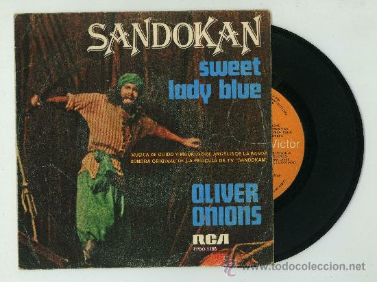 Discos de vinilo: SANDOKAN - SINGLE - SWEET LADY BLUE - Foto 1