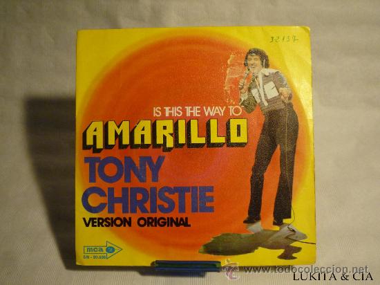 Discos de vinilo: TONY CHRISTIE - AMARILLO - Foto 1