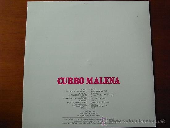 Discos de vinilo: Flamenco - Curro Malena - Foto 2