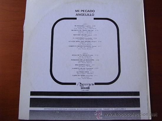 Discos de vinilo: Flamenco - Mi Pecado - Angelillo - Foto 2