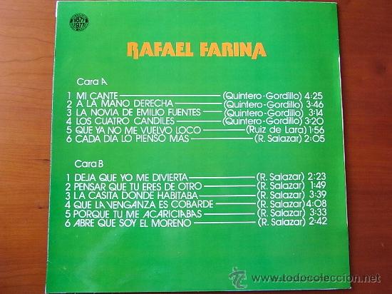 Discos de vinilo: Flamenco - Rafael Farina - Foto 2