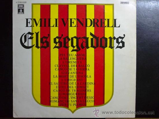 Discos de vinilo: EMILI VENDRELL, ELS SEGADORS - LP DE VINILO - Foto 1