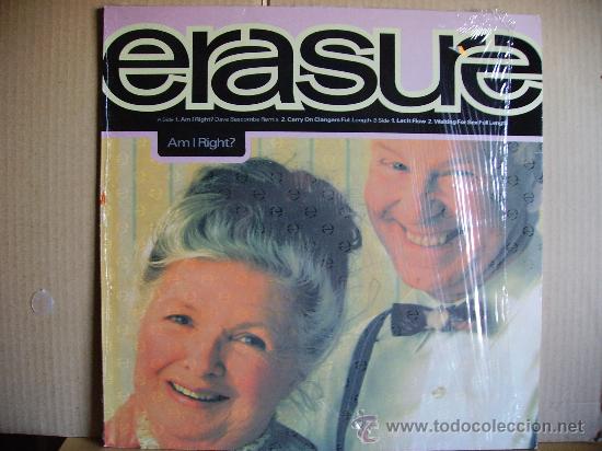 Discos de vinilo: ERASURE ---- AM I RIGHT ? MAXI - Foto 1