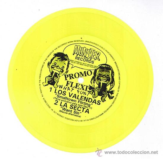 Discos de vinilo: LOS VALENDAS, LA SECTA PROMO FLEXI DISC - Foto 1