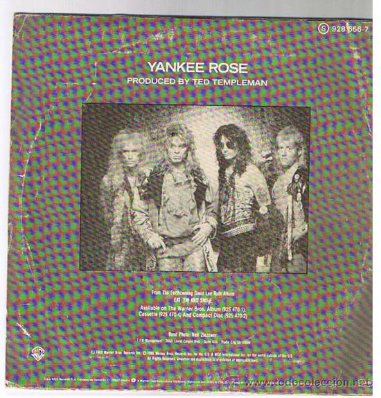 Discos de vinilo: DAVID LEE ROTH  ( VAN HALEN ) - YANKEE ROSE - Foto 2