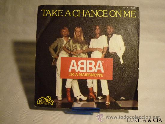 Discos de vinilo: ABBA - TAKE A CHANCE ON ME - Foto 1