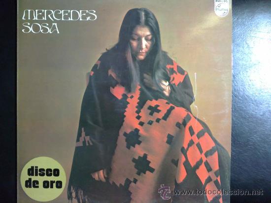 Discos de vinilo: MERCEDES SOSA, DISCO DE ORO - LP DE VINILO - Foto 1