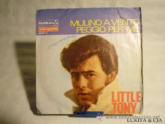 Discos de vinilo: LITTLE TONY - MULINO A VENTO - Foto 1