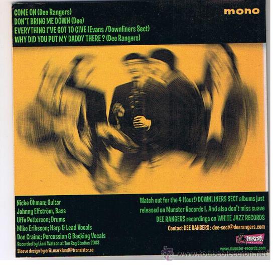 Discos de vinilo: DEE RANGERS  DEE - SECTED - EP. COLOR VINYL - Foto 2