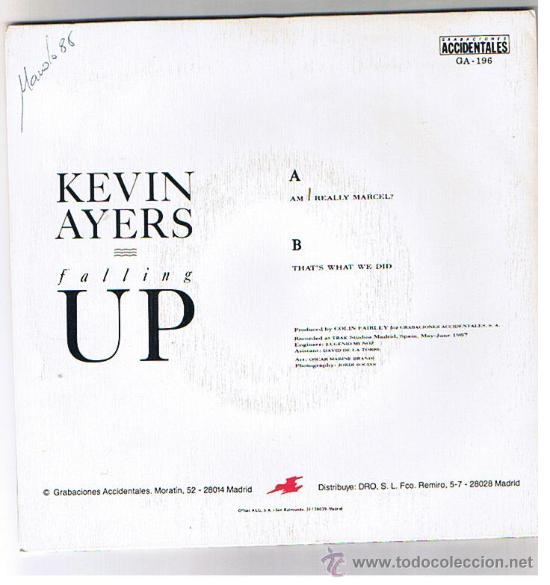 Discos de vinilo: KEVIN AYERS  AM I REALLY MARCEL? 7 - Foto 2