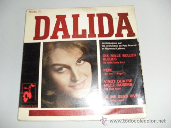 Discos de vinilo: DALIDA - DIX MILLE BULLES + 3 EP - Foto 1