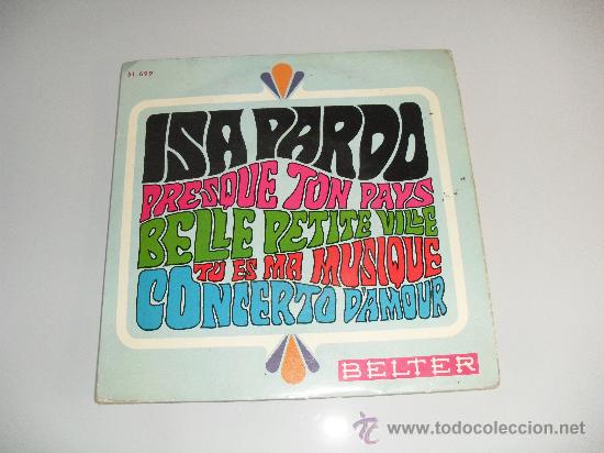 Discos de vinilo: ISA PARDO - PREQUE TON PAYS + 3 EP 1966 - Foto 1