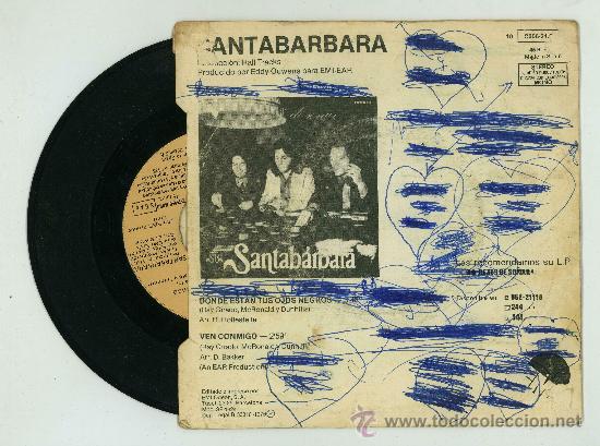 Discos de vinilo: SANTABARBARA - SINGLE. - Foto 2