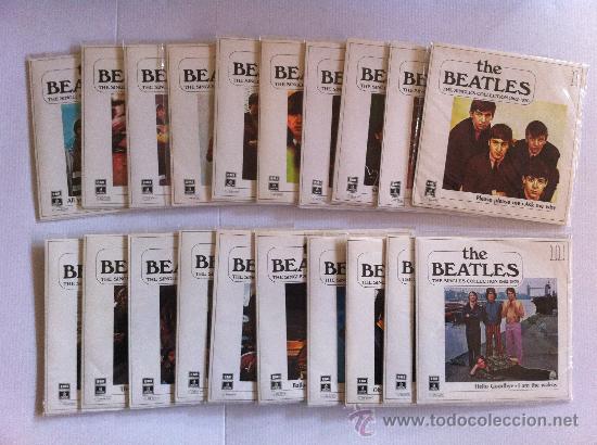 Discos de vinilo: BEATLES - SINGLES COLLECTION 1-20- COMPLETA - ESTADO REGULAR - Foto 1