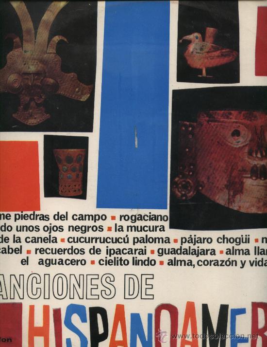 Discos de vinilo: Canciones de Hispanoamerica - Foto 1