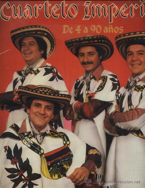 Discos de vinilo: Cuarteto Imperial - De 4 a 90 A&ntilde;os - Foto 1