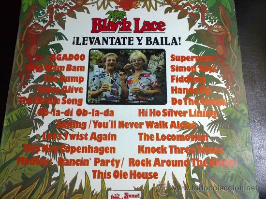 Discos de vinilo: BLACK LACE - LEV&Aacute;NTATE Y BAILA - LP - Foto 1