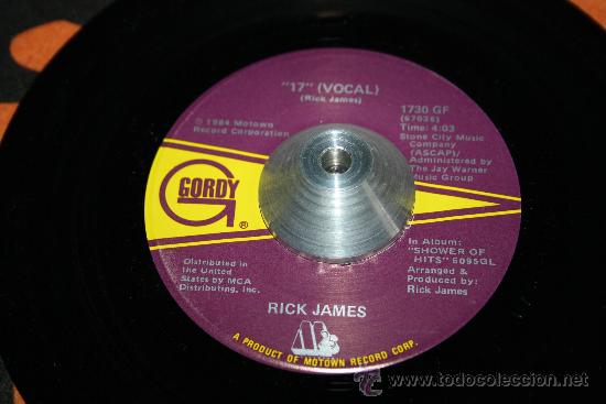 Discos de vinilo: RICK JAMES - 17 (INSTRUMENTAL / VOCAL) - Foto 2