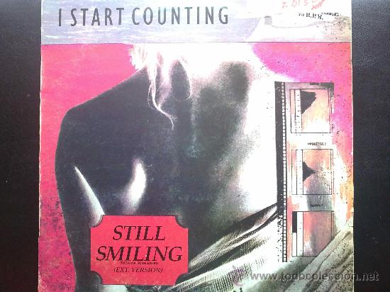 Discos de vinilo: I START COUNTING - STILL SMILING - MAXI SINGLE 2 TEMAS - Foto 1
