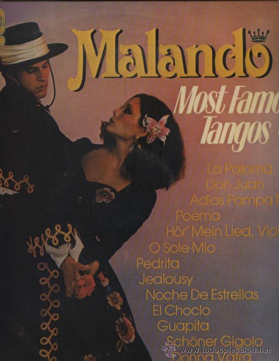 Discos de vinilo: Malando - Most Famous Tangos - Foto 1