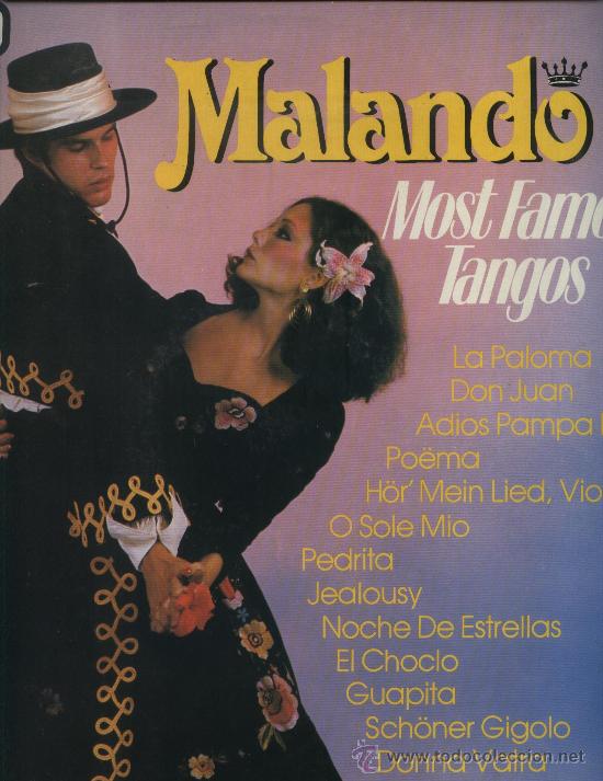 Discos de vinilo: Malando - Most Famous Tangos - Foto 1