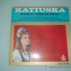Discos de vinilo: ZARZUELA KATIUSKA + LIBRETO - ALFREDO KRAUS. HISPAVOX. DISCO VINILO