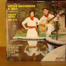 Discos de vinilo: PAQUITA SANTOS Y LUIS LES - JOTAS NAVARRAS A DUO - BELTER 52.403 - 1971. Lote 30452656