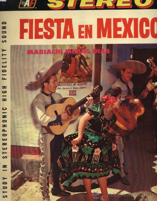 Disques de vinyle: Mariachi Miguel Dias - Fiesta en Mexico