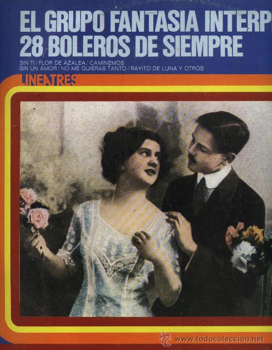 Disques de vinyle: Grupo Fantas&iacute;a - 28 Boleros de Siempre